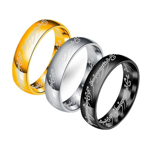 Wholesale Midi Titanium Stainless Steel Magic Ring of Power Movie of Ring Lovers for Women Men Fashion Jewelry Gift