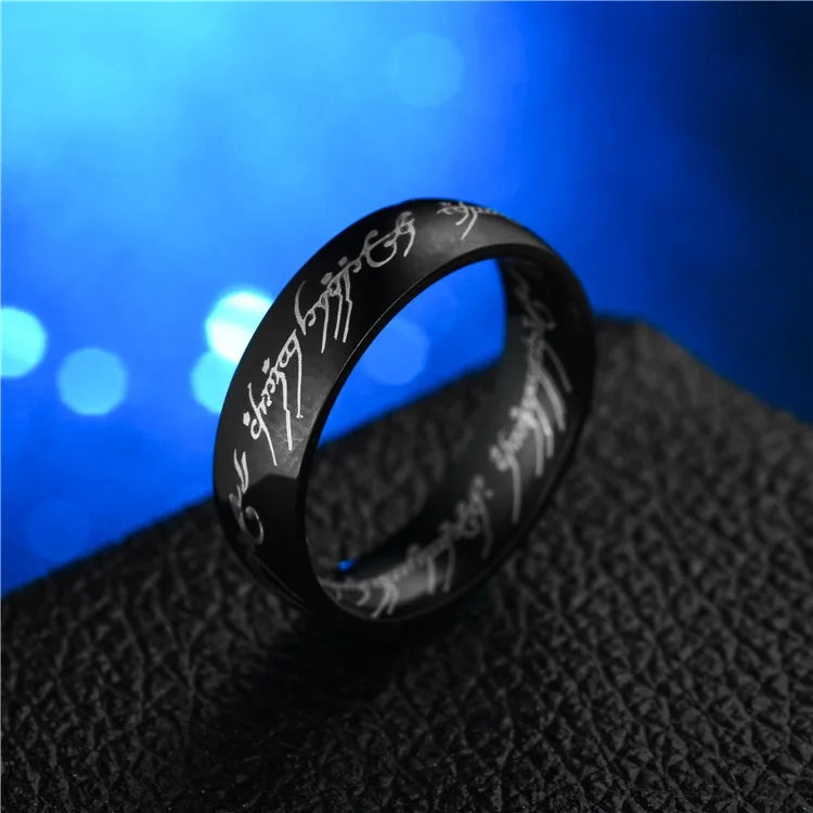 Wholesale Midi Titanium Stainless Steel Magic Ring of Power Movie of Ring Lovers for Women Men Fashion Jewelry Gift