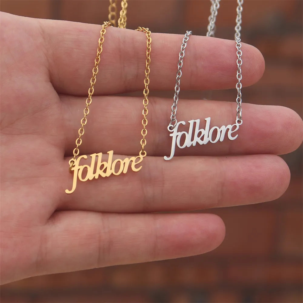 Music Album Lover Speak Now Necklace Inspired Reputation Singer Taylor Necklace SWIFTIE Outfit Jewelry Folklore Concert Fan Gift